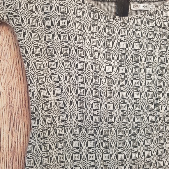 NWOT Paper scissors dress black white size 10 - Picture 5 of 5